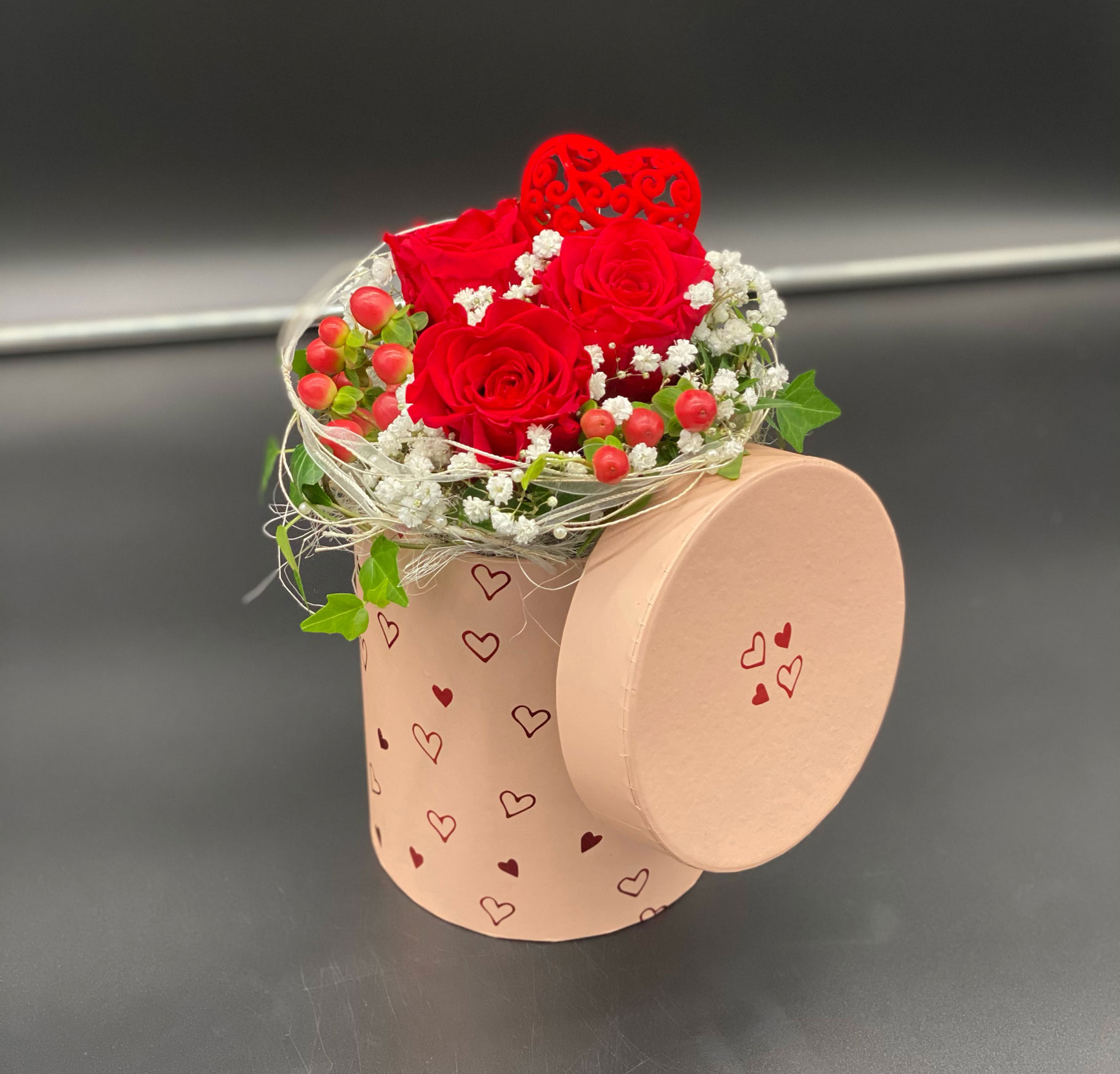 Ein Gruß von Herzen - Verdissimo Rosen Rot (schockgefrorene Rosen mit einer Mindesthaltbarkeit von 1 Jahr)
